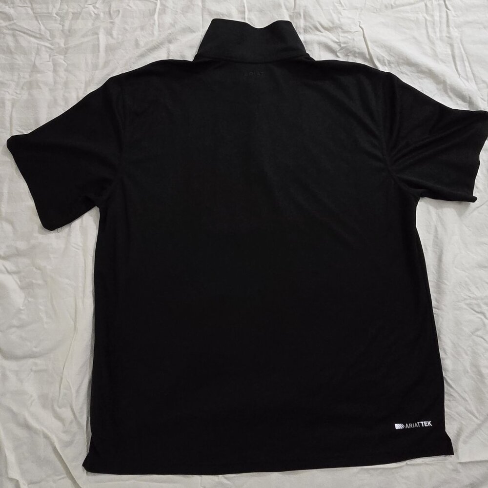 Ariat Men's Black Polo XL - Picture 5 of 7